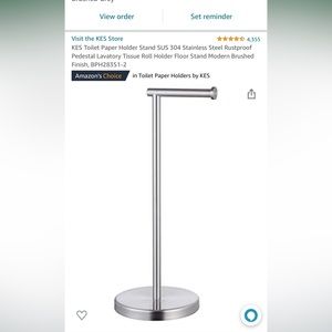 New Toilet Paper Holder Stand